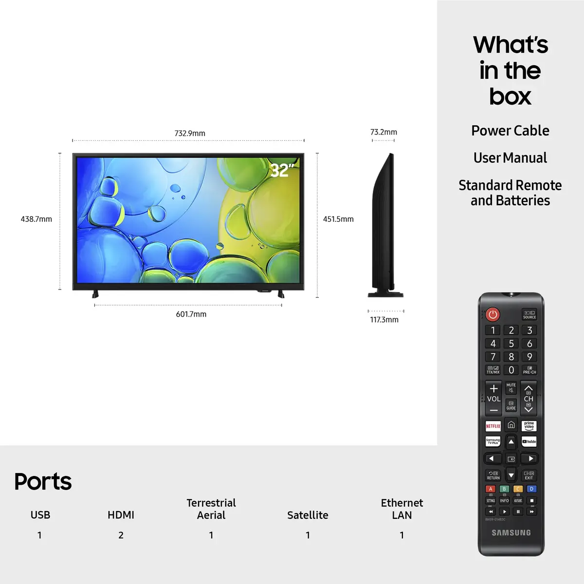 Samsung UE32F6000FKXXU 32" Full HD LED Photo 32