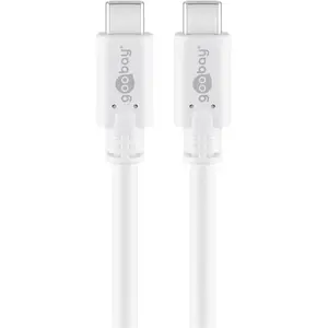USB-C Cable Goobay 67193 0.5m USB 3.2 Gen 1 5 Gbit/s White