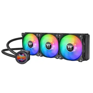 All-in-one liquid cooler Thermaltake Floe Ultra 360 RGB 12 cm Black