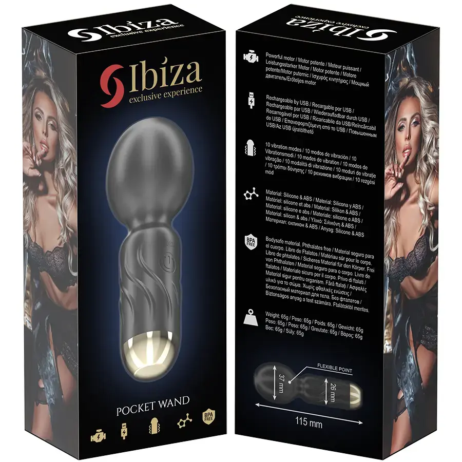 Pocket wand vibrator IBIZA TECHNOLOGY IBIZA Photo 5