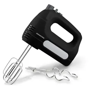 Rokas mikseris Smarton HM300 — rokas mikseris ar Turbo pogu, putotāji un mīcīšanas āķi, vads 1 m, 0,8 kg