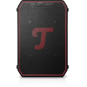 Portable Bluetooth Speaker TEUFEL ROCKSTER NEO — Wireless, Black/Red, 30 h Battery Life