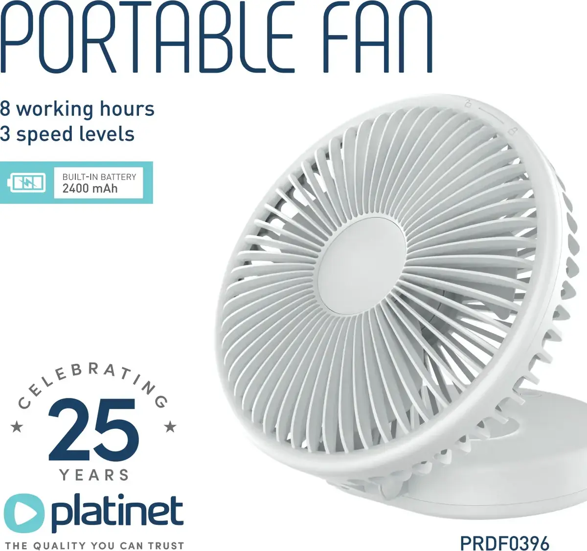 Uzlādējamais ventilators PLATINET PRDF0396 Photo 5
