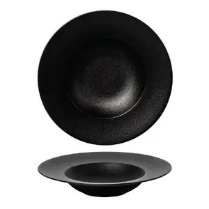 Porcelain plate Leela Baralee FINE PLUS 27 cm, black