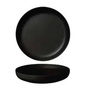 Porcelain plate Leela Baralee FINE PLUS PLATE TH04095057AL030 25.5 cm Black