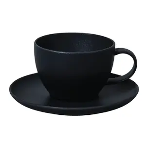 Porcelain teacup 350 ml Leela Baralee Fine Plus TASE - black