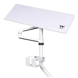 Keyboard and mouse tray Thermaltake GSC-ACC-KBASWH-01 White Plastic Steel 650mm