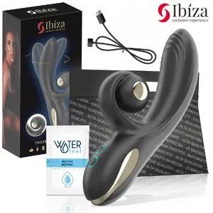 Vibrator IBIZA TECHNOLOGY IBIZA - Twister with curve stimulator and vibro-rotation