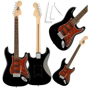 V-TONE GST39 BK Electric Guitar, Solid Body, Black