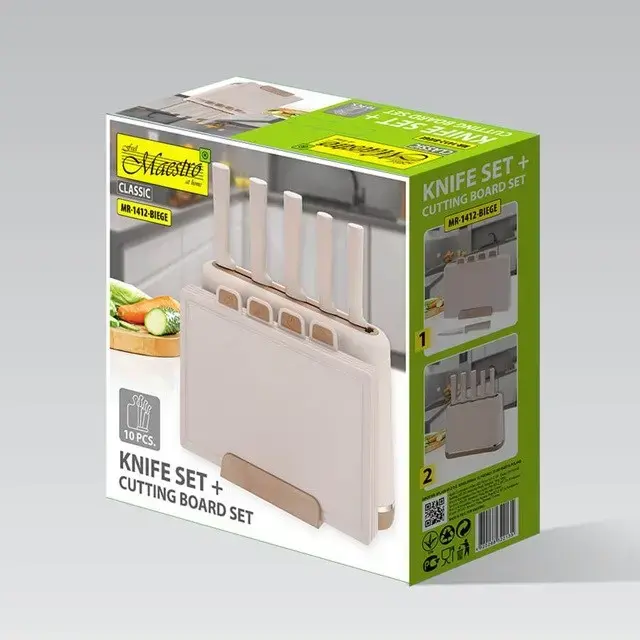 Knife and board set Maestro MR-1412-BEIGE Photo 8