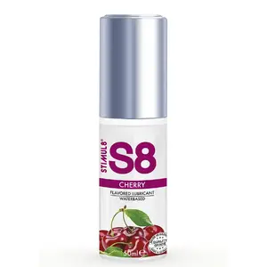 Massage lubricant STIMUL8 S8 Cherry 50 ml — flavored intimate lubricant, water-based