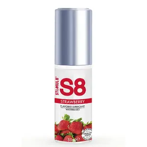 Lubricant STIMUL8 S8 Strawberry 50 ml — STIMUL8 water-based intimate lubricant, flavored