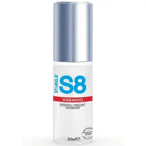 Masāžas lubrikants STIMUL8 S8 HEAT EFFECT 50 ml — sildošs personīgais lubrikants