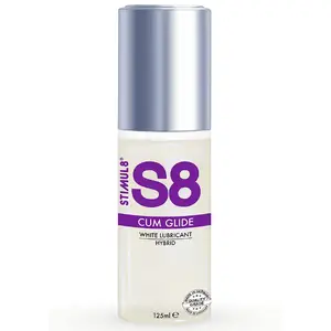Hibrīda lubrikants STIMUL8 S8 CUM GLIDE 125 ml — uz ūdens bāzes, ilgstošs