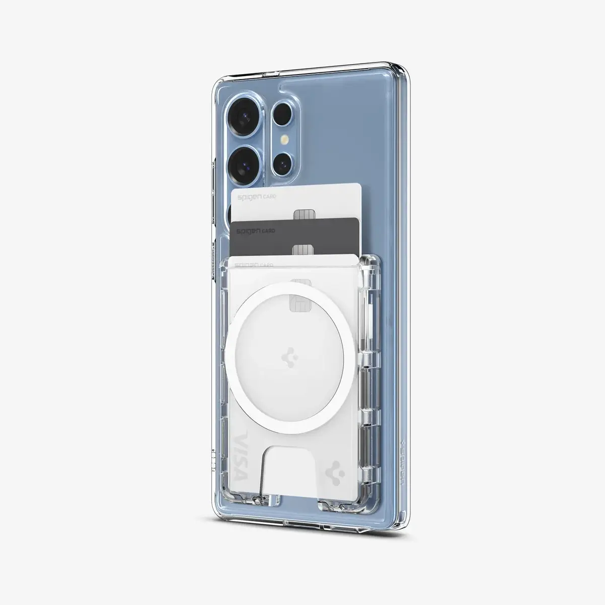 Spigen Ultra Hybrid (MagFit+) card holder for Galaxy S25 Photo 3