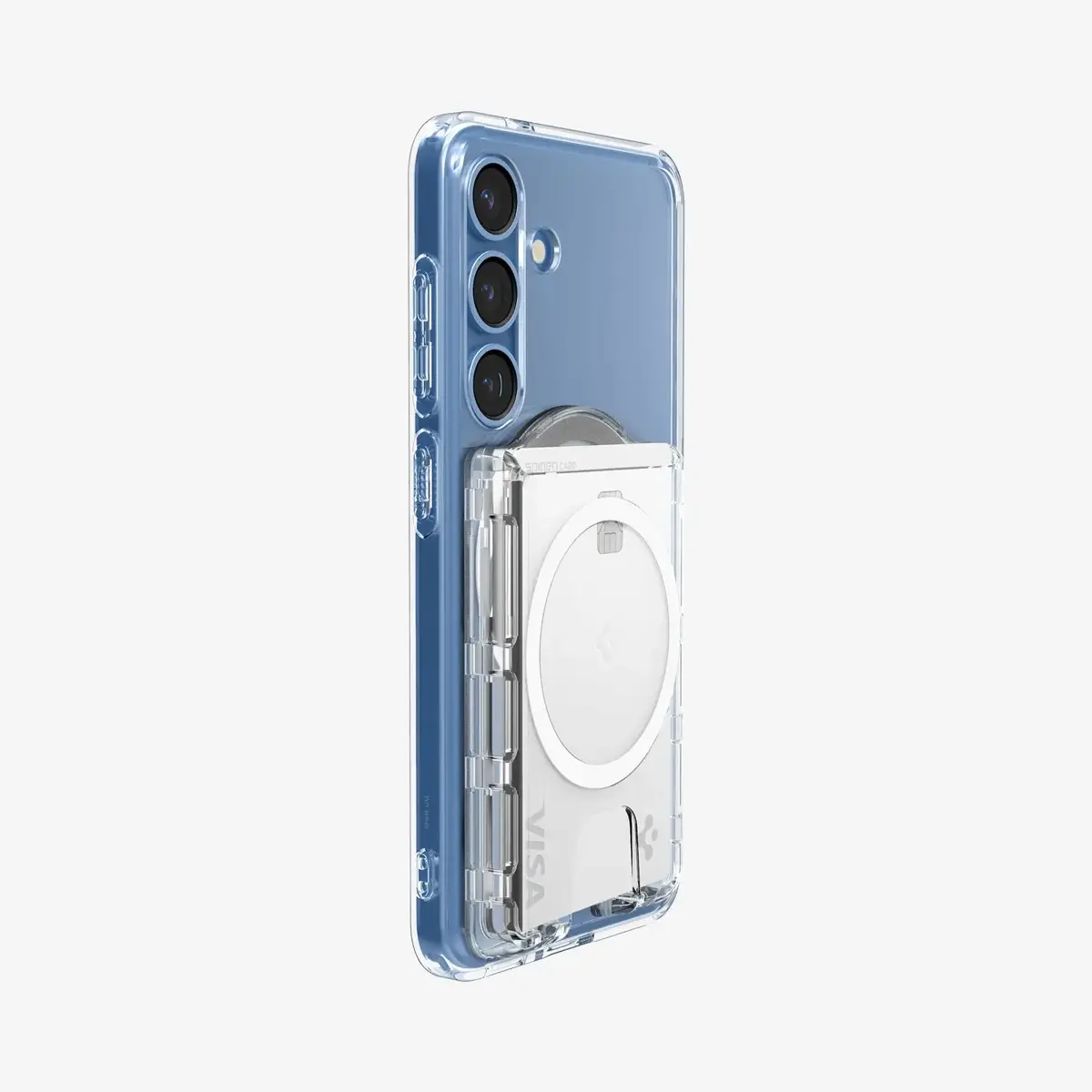 Spigen Ultra Hybrid (MagFit+) card holder for Galaxy S25 Photo 5