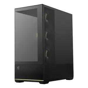 PC case MSI MAG PANO 110R PZ Midi Tower — tempered glass, ATX, 3x120mm front fans, USB-C, supports 360mm radiators
