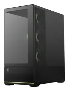 MSI MAG PANO 110R PZ Компьютерный корпус Midi Tower Черный с прозрачной боковой панелью и предустановленными вентиляторами