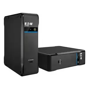 Nekustīgs barošanas avots Eaton 3P Ellipse 700 Standby 0,7 kVA / 420 W, 4 AC rozetes, 7 Ah akumulators, USB A/C, tornis, melns