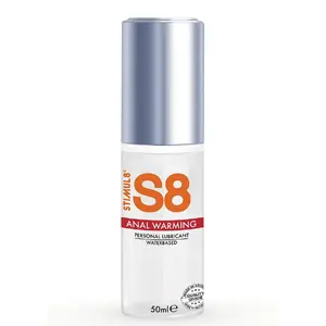 Anal lubricant STIMUL8 S8 Heat Effect 50 ml – water-based, warming formula for intimate use