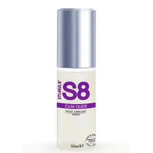 Lubricant STIMUL8 S8 CUM GLIDE 50 ml – Hybrid personal lubricant, water- and silicone-based
