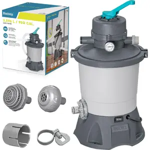 Sand filter pump Bestway model 58515 — flow 3028 L/h, for above-ground pools