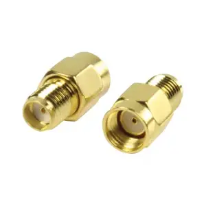 SMA reverse polarity adapter pair Nedis AD/SRP-M:SMA-F — SMA male to SMA female connectors