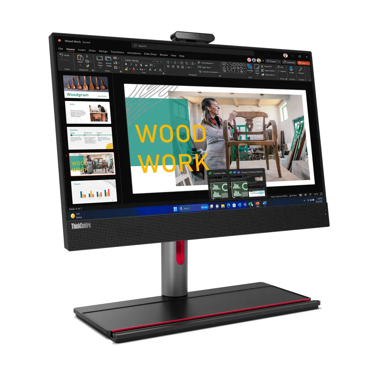 Моноблок Lenovo ThinkCentre M90a Gen 5 Photo 3