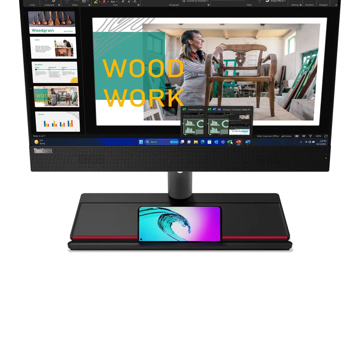 Моноблок Lenovo ThinkCentre M90a Gen 5 Photo 8
