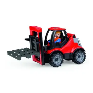 Детский погрузчик Lena Truckies 01635 с поддоном – игрушечный вилочный погрузчик