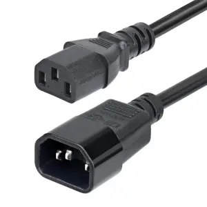 StarTech.com 4.5m strāvas pagarinātājs C14 uz C13 PDU kabelis 10A 250V 14AWG
