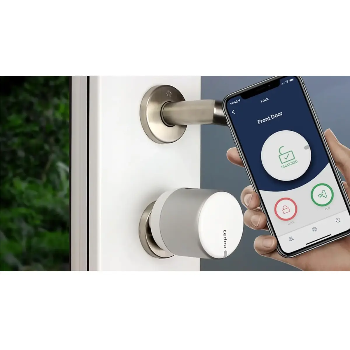 Viedais slēdzis Tedee GO2 — Apple Home un Google Home Photo 6