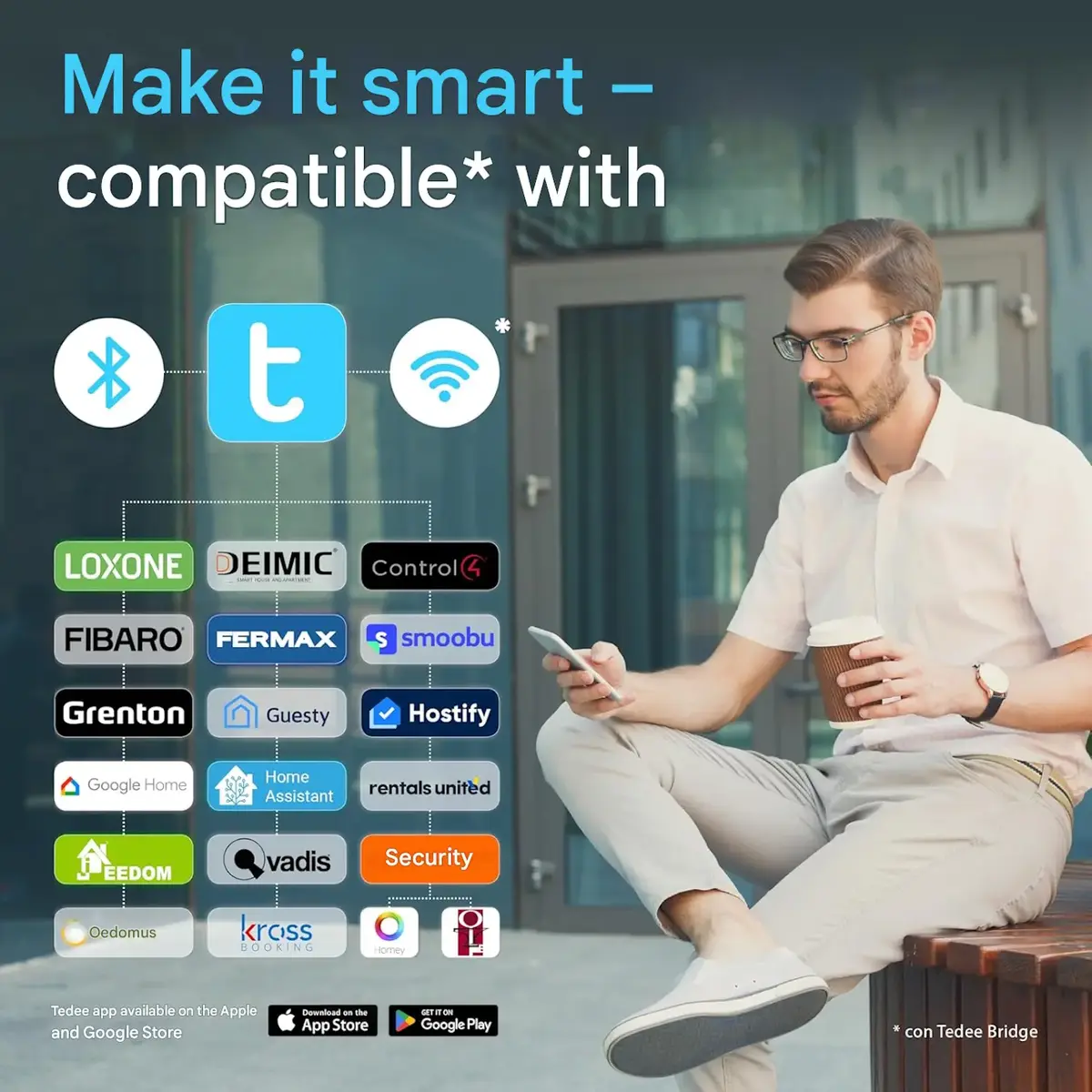 Viedais slēdzis Tedee GO2 — Apple Home un Google Home Photo 7