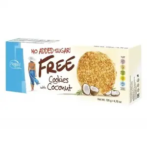 Coconut Cookies Bogutti Free 135 g Sugar Free — Bogutti Free coconut cookies, 135g, sugar-free