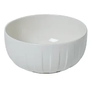 Qualitier ABSOLUTE BOWL 20 cm — ceramic serving bowl, white