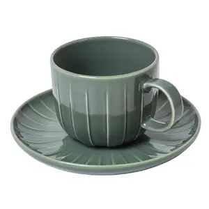 Stikla karafe Qualitier TASE 280 ml, zaļa, augstums 15,5 cm