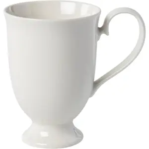 Porcelain Footed Tasse Fine Plus TASE UZ KĀJAS by Leela Baralee 280 ml White