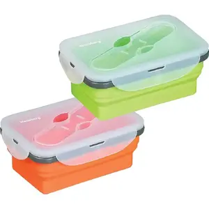 Silicone Foldable Lunch Box Klausberg KB-7021 – Compact Reusable Food Container