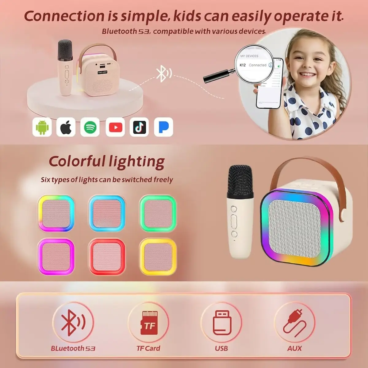 Portable Speaker Kiddyz K12, KYD-K12 Photo 6