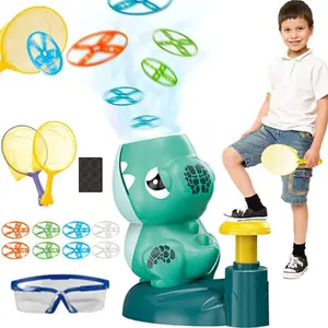 Kiddyz flying disc toy KT1 with catapult launcher and 2 detachable rockets
