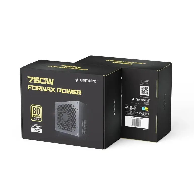 GEMBIRD Fornax Power 750W ATX 80 PLUS Gold Photo 12