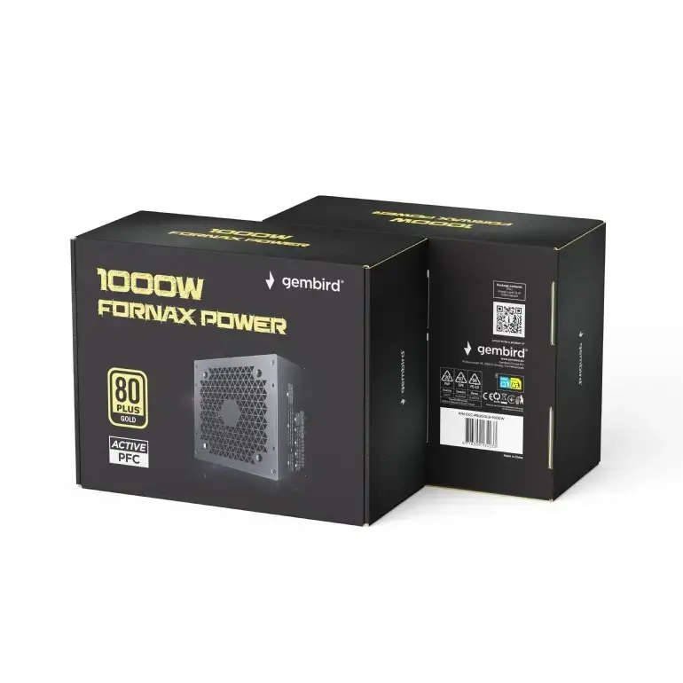 GEMBIRD Fornax 1000W ATX barošanas bloks 80 PLUS Gold Photo 13