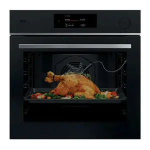 AEG Series 7000 TR7PB731ST Electric Built-In Oven 72 L 3390 W Black Touch Control Steam Cooking Wi-Fi Energy Class A++