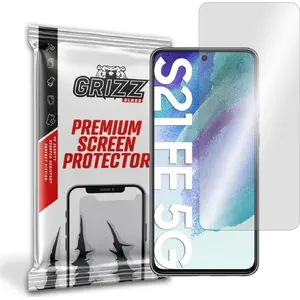 Защитное стекло GrizzGlass Hybrid Glass для Samsung Galaxy S21 FE 5G – твердость 9H, антицарапин