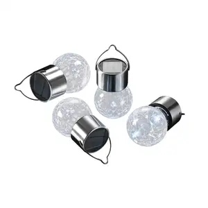 Solar Lantern E-LIGHT ELIG-SOL8 IP65 LED hanging bulb style with dark sensor