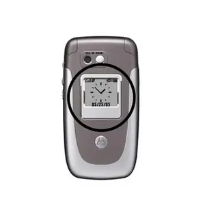 Aizsargmaciņa ārējais stikls displejam priekš Motorola V360 Sudrabs