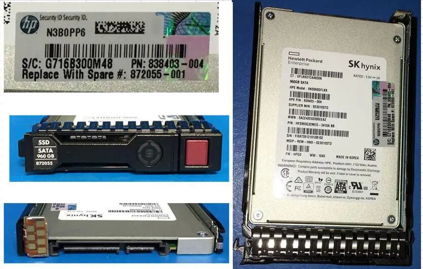 SSD diskdziņš Hewlett Packard Enterprise 960GB