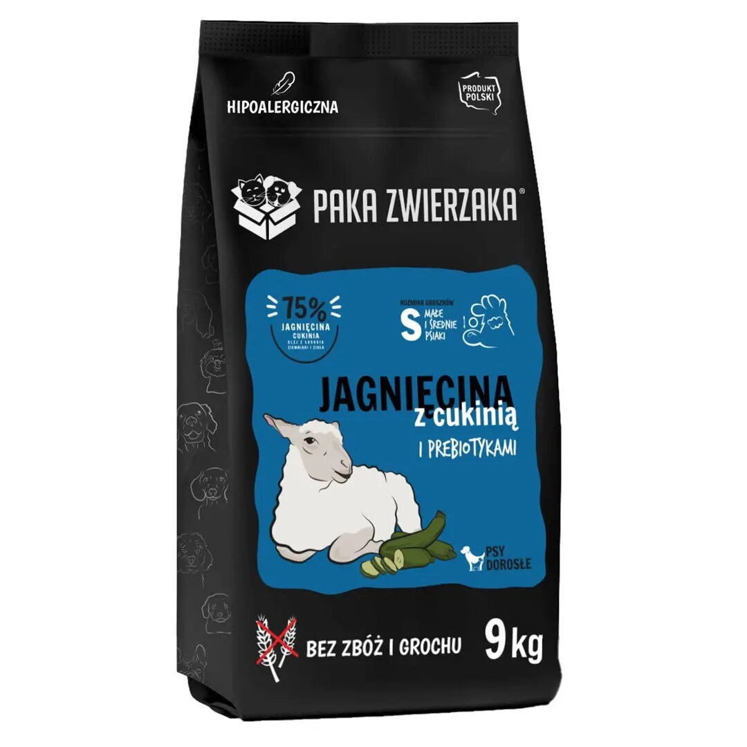 Sausais suņu barības PAKA ZWIERZAKA Lamb