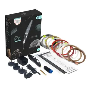 3D Pen 3Doodler Pro III Set Black Copper P-Wood PLA