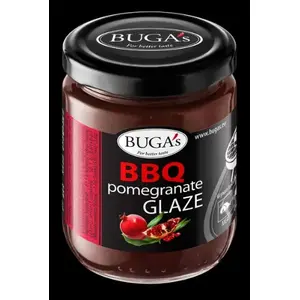 Bugas Barbecue Pomegranate Glaze 190g — barbecue glaze sauce, pomegranate flavor